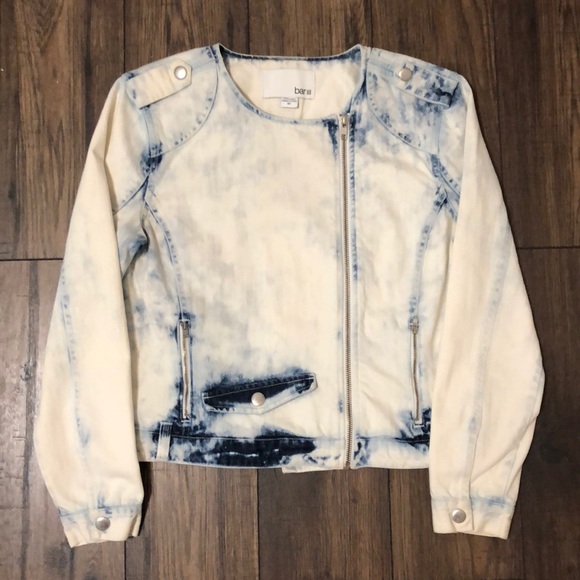 Bar III Jackets & Blazers - BAR III Acid wash Jean jacket